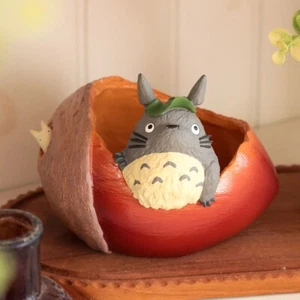 Japan Studio Ghibli My Neighbor Totoro Maceta Cubierta Bellotas Totoro Grande y Pequeño - Imagen 1 de 11