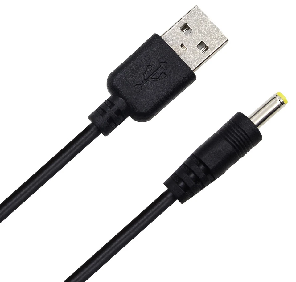 USB DC Power Charger Cable For Creative NOMAD Jukebox Zen 2.0 3 NX LX Xtra - Image 1 of 1