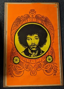 Original 1960er JIMI HENDRIX psychedelisch WIE KAUEN ALUMINIUMFOLIE Poster LOOK - Bild 1 von 5