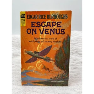 Escape from Venus Edgar Rice Burroughs Ace 21560 Classic Vintage Science Fiction - Picture 1 of 6