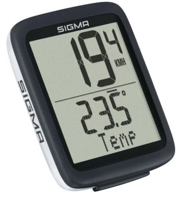 Sigma BC 10.0 Wl 10211 Funk Ciclocomputer Bicicletta Tachimetro Codificato Ruota - Immagine 1 di 4
