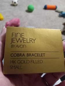 Vintage Avon Fine Jewelry Cobra Armband 14kt Gold-filled Bracelet 1983 Neu - Bild 1 von 9