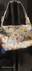 PIERO GUIDO MAGIC CIRCUS HANDBAG ( GOOD USED COND Taupe - Picture 1 of 7