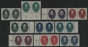 DDR 1950 - Mi-Nr. 261-270 ** - MNH - Paare - waagerecht - Picture 1 of 2