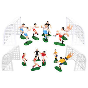 NEW Birthday Cake Football Team Toppers Decorations Soccer Players Referee Goal