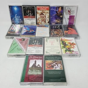 Christian Religious Christmas Cassette Lot of 15 with Cases - Catholic Polka Joy - Picture 1 of 7
