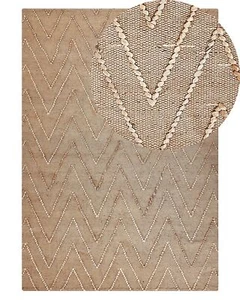 Jute Area Rug 160 x 230 cm Beige DADAY - Picture 1 of 7
