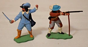 Britains Herald Figuren 2 Cavaliers um 1950 Made in England - Bild 1 von 4