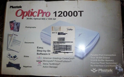 Plustek Opticpro 12000T Flatbed Scanner Documents / Slides / Negatives / Photos - Image 1 of 4