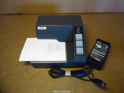 Epson TM-U295 M66SA POS Slip Receipt Printer 7-Pin Dot Matrix Black INCL COVER - Image 1 of 4