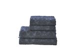Handtcher >PROVENCE ORNAMENTS< (4-tlg) in anthracite aus Baumwolle