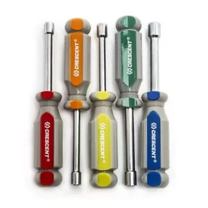 Crescent CND5MM 5 Piece Metric Solid Shaft Nut Driver Set 6MM-10MM - Picture 1 of 1