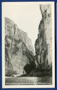 BIG BEND National Park Texas Santa Elena Canyon Rio Grande Photo Postcard B156 - Picture 1 of 2