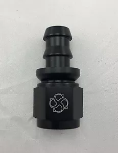 T196 -8 AN 8 AN Straight Push-On Hose End fittings Push Lock (For 3/8 -6 Hose) - Afbeelding 1 van 1