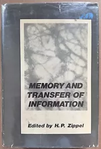 ZIPPEL: Memory and Transfer of Information (Plenum Press, 1973) - Picture 1 of 7
