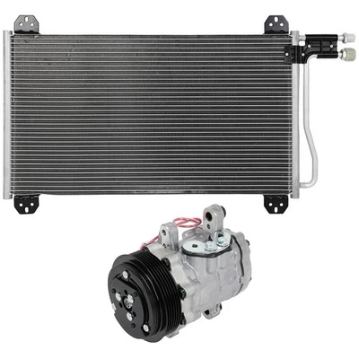 AC Condenser & AC Compressor Cooling Kit For 02 04 06 Freightliner Sprinter 2500 - Image 1 of 4