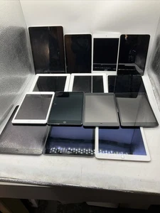 Apple iPads Assorted (Gen 4, Air, Mini) Lot of 14 - Tested, Working Good Shape - Picture 1 of 16