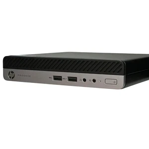 HP ProDesk 400 G4 Mini PC i5 8500T - 8GB - 256GB NVME - Windows 11 - Afbeelding 1 van 3