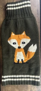New Fabdog Turtleneck Dog Sweater Brown Size #16 Fox Animal Fast Shipping - Picture 1 of 4
