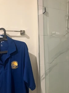 Golden State Warriors embroidered royal blue polo golf shirt men's XL NEW - Picture 1 of 3