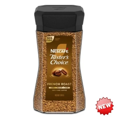 Nescafe Taster's Choice Instant Coffee, French Medium Roas...