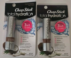 2er Pack: Chapstick Total Hydration 3-in-1 Lippenpflege Coconut Hydration (4122) W1C - Bild 1 von 1