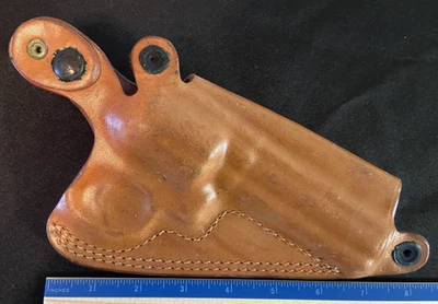 Coldre de couro bronzeado vintage Desantis 34 #23 4/5 - Imagem 1 de 3