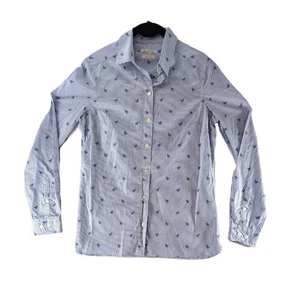 Barbour Malvern Shirt Top Bluse Damen Gr. 4 Horse Heritage 100% Baumwolle NEU - Bild 1 von 12
