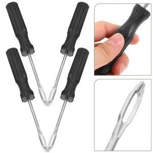 4 Pcs Tire Repair Needle Kit Patching Tools Plug Kits - Picture 1 of 12