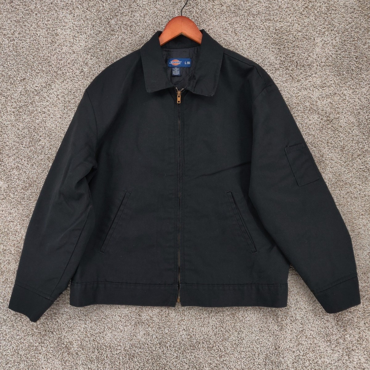 美品 00s Dickies ワークジャケット L ブラック ロゴタグ ZIP 美品 00s Dickies ワークジャケット L ブラック ロゴタグ ZIP