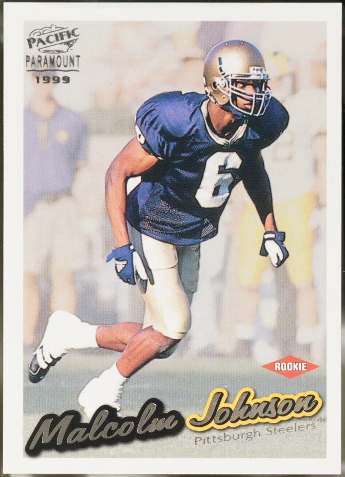 1999 Pacific Paramount Football Malcolm Johnson #189 NM - Image 1 of 1