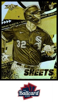 2022 Topps Fire #77 Gavin Sheets Gold Minted - Image 1 of 2