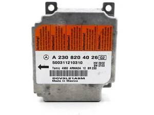 Unità centralina grilletto airbag SRS Mercedes Benz R230 SL 55 500 350  - Foto 1 di 3