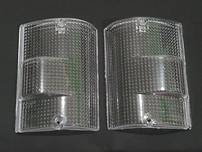 MITSUBISHI FUSO CANTER FE434 FE444 FRONT INDICATOR LIGHT LAMP LENS CLEAR SET NEW Foto 1 de 4