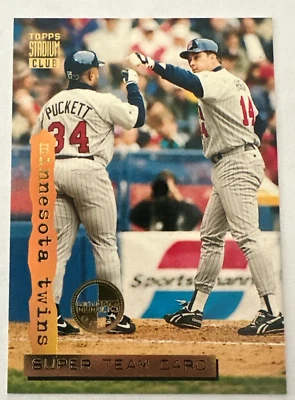 1994 Stadium Club Super Team Card Members Only #23 Kirby Puckett Minnesota Twins - Image 1 of 2