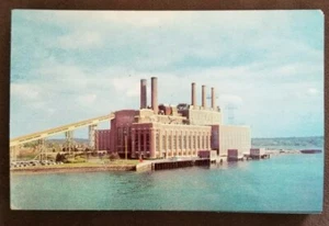 Edgar Station E Weymouth Mass Electric Power Unposted Color Postcard US Ephemera - Picture 1 of 2