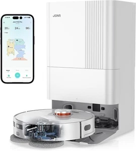 NUOVO JONR P20 Pro Robot Aspirapolvere 8Kpa Autopulizia Funzione Pulizia Svuo... - Foto 1 di 9