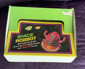DE COLECCIÓN ROBOT ROBOT ROBOT ESPACIAL CAJA DE EXHIBICIÓN VACÍA SOLO HONG KONG - Imagen 1 de 7