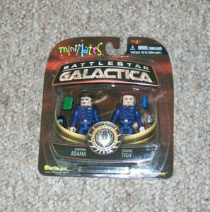 Minimates Battlestar Galatica Admiral Adama & Colonel Tigh Wave 2 2007 - Picture 1 of 2