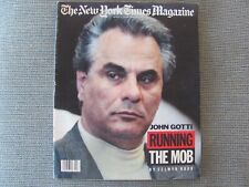 John Gotti GAMBINO MAFIA MOB NEW YORK TIMES magazine April 1989