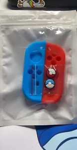 NEW nintendo switch blue/red joy con covers (Pokémon) - Picture 1 of 1