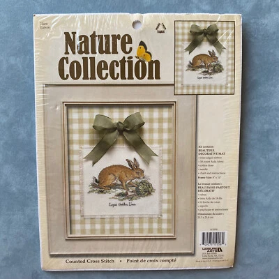 Leisure Arts Hare Rabbit Counted Cross Stitch Kit  #115558 - Image 1 of 4