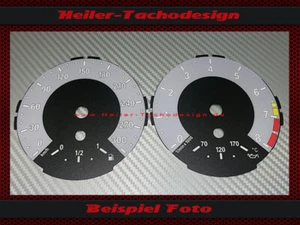 Tachimetro per BMW E81 E82 E84 E87 E88 Serie 1 M1 180 Mph a 300 Kmh 8000 UPM - Foto 1 di 5