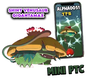 Pokemon Shiny Venusaur Gigamax Gigantamax Mini P T C 80k - Bild 1 von 1