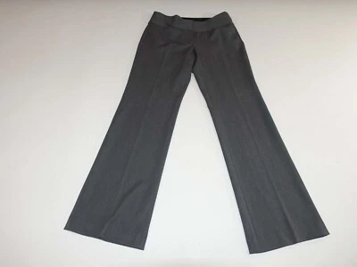 Pantalones de vestir Express Editor para mujer talla 4 regular gris frente plano pantalones 4R Foto 1 de 4