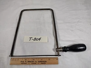 Vtg 8” Deep Throat Fret Copping Saw Frame for 6.5” Double Pin Blades Wood Handle - Picture 1 of 8