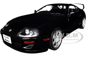 1993 TOYOTA SUPRA MK4 (A80) RHD ASTRAL BLACK 1/18 DIECAST CAR BY SOLIDO S1807606 - Picture 1 of 7