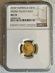 Australia 2016P Wedge Tailed Eagle $15 Gold NGC MS70 SKU# 6656 - Picture 1 of 2