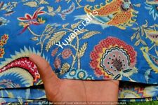 Fabric Sanganeri Running Fabric 5 Yard New Indian Hand Block Print Pure Cotton