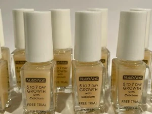 Lot Of 12 NUTRA NAIL 5 to 7 Day Growth Calcium -Trial Size - Discontinued